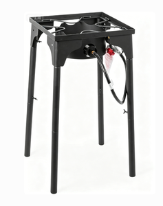 Réchaud de camping portable et léger au <span class=keywords><strong>propane</strong></span> pour les voyages, les pique-niques, la brasserie maison et la cuisine en extérieur, facile à nettoyer - Product Image 1