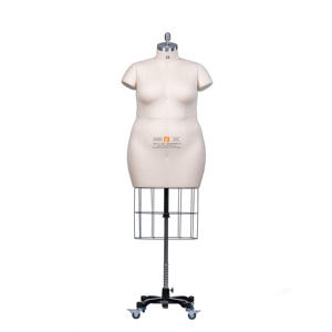 Beifuform-Maniquí <span class=keywords><strong>de</strong></span> medio cuerpo para mujer, modelo femenino <span class=keywords><strong>de</strong></span> <span class=keywords><strong>costura</strong></span>, tamaño grande, busto y cadera, para Sastre profesional, talla grande 24 - Product Image 1