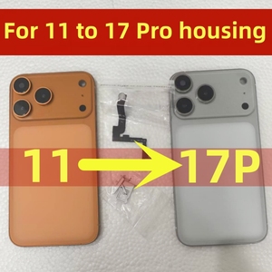 <span class=keywords><strong>Cover</strong></span> Posteriore per Conversione da <span class=keywords><strong>iPhone</strong></span> 11 e <span class=keywords><strong>Xr</strong></span> a <span class=keywords><strong>iPhone</strong></span> 17 Pro - Product Image 5