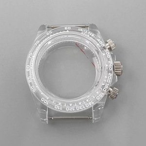 Pieza de Repuesto para Reloj, Caja de Reloj de Acrílico y Goma de 39 mm, Múltiples Opciones de Estilo, Compatible con el Movimiento de Cuarzo VK63 - Product Image 5