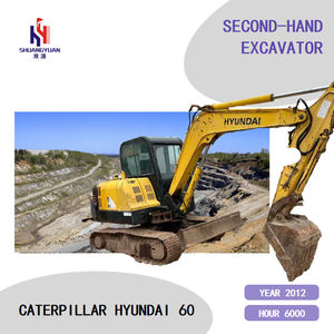 Hyundai 60 2012, 6000 heures, vente flash, pelle sur chenilles d'occasion, moteur <span class=keywords><strong>Yanmar</strong></span>, import original, pour travaux de génie hydrotechnique et de transport - Product Image 1