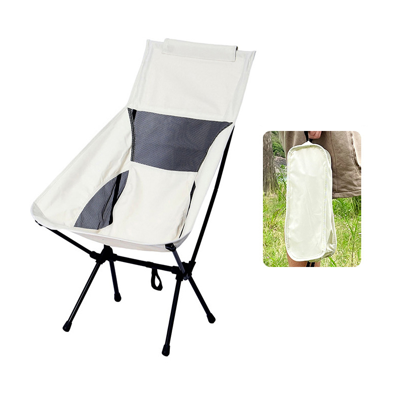 Портативные сверхлегкие складные алюминиевые рыболовные складные стулья в форме Луны для походов