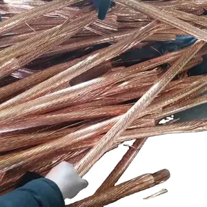 Factory Stock Scrap Copper Wire Second-hand Recycling 99.99% Red Copper Wire In Whale