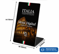 Support de table en acrylique pour carte de commentaires NFC, plaque de commentaires pour comptoir de restaurant, cartes NFC, carte avis Google, carte à tapoter