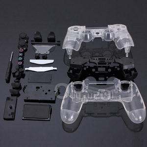 Playstation Crystal Controller Replacement Shell <b>Kit</b> For PS4 PS5 Transparent Plastic <b>DIY</b> Repair Parts With Buttons And Screws - Product Image 3