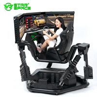 Simulador de Carreras F1 con Cabina de Conducción, 3 Pantallas, 6 DOF, Seis Ejes, para Venta
