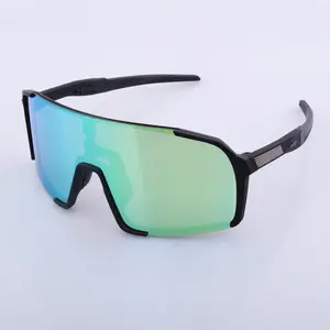 2023 OEM ODM Factory Custom UV400 nuovo stile Outdoor tr90 sport occhiali da sole con lenti grandi occhiali da equitazione occhiali da sole da pesca