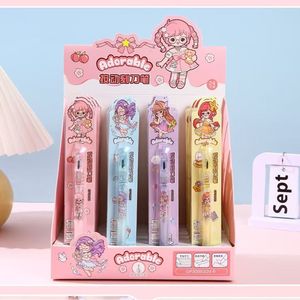 Cute Cartoon Push Button Carving Knife Pen 14cm Plastic Mini Craft Tool For Students <b>Paper</b> Cutting Stationery - Product Image 2