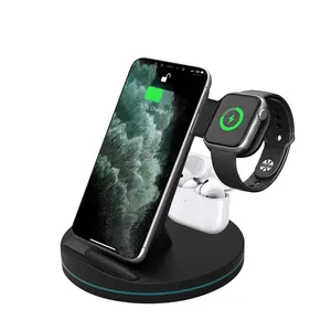2023 Nieuwe 3 In 1 Draadloos Oplaadstation Voor Apple Voor Air Pods Pro/I Watch/Voor Iphone