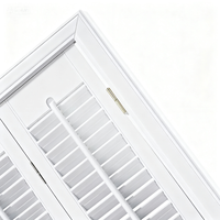 Système de verrouillage magnétique et caractéristique de nettoyage facile Volets en bois composite ignifuges pour installations dans les hôtels et les maisons