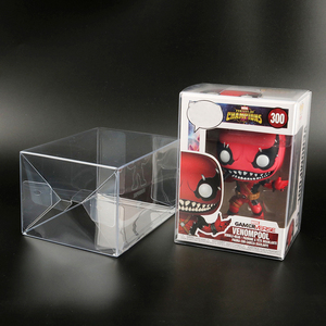Baili <strong>Funko</strong> <strong>Pop</strong> Toys <strong>Protector</strong> 4 Inch 0.5mm Clear Folding Display Box <strong>Protector</strong> PET Plastic <strong>Protector</strong> - Product Image 3