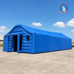 Tente d'entrepôt gonflable sur mesure de grande taille, abri de stockage extérieur <span class=keywords><strong>pour</strong></span> événements, équipement logistique et utilisation d'espace temporaire - Product Image 1
