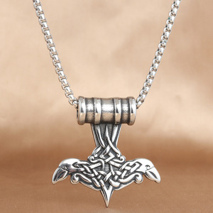 Colgante de ancla de acero inoxidable con diseño celta para hombres y mujeres, collar de regalo 231075 - Product Image 1