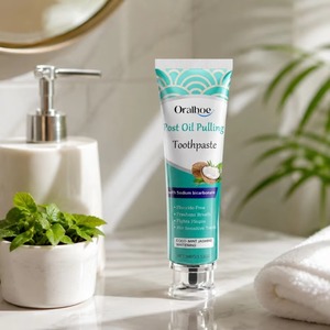 <span class=keywords><strong>Dentifrice</strong></span> Post-Extraction <span class=keywords><strong>de</strong></span> Graisse, Sans Fluorure, Coco-Menthe Jasmin, Blanchissant, au <span class=keywords><strong>Bicarbonate</strong></span> <span class=keywords><strong>de</strong></span> <span class=keywords><strong>Sodium</strong></span> pour Dents Sensibles - Product Image 1