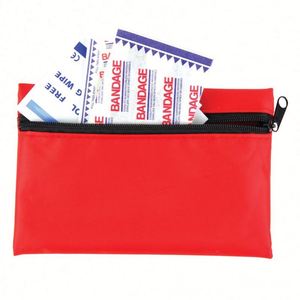 Trousse de premiers soins médicale générale personnalisée avec logo, mini trousse de survie d'urgence, sac pochette - Product Image 1