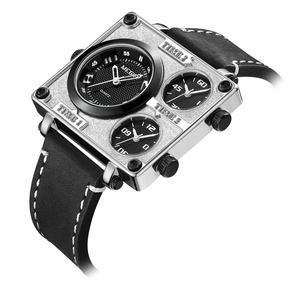Montres pour hommes MEGIR 2069G, tendance, luxueuses, durables, originales, à bas prix, design populaire, <span class=keywords><strong>chic</strong></span>, multifonctions, quartz, bracelet en cuir véritable - Product Image 6
