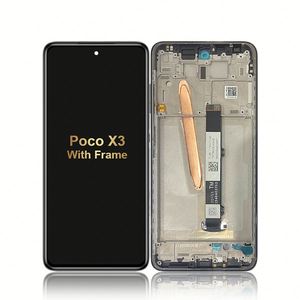 จอ LCD ทัชสกรีนสำหรับโทรศัพท์มือถือ Xiaomi Poco M3 X3 X4 Pro Pocophone F1สำหรับ Redmi 9T Note 9 4G พร้อมกรอบ - Product Image 1