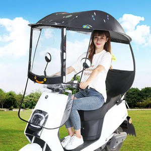 TX1026 Auvent de moto en vinyle d'extérieur, pare-vent, pare-soleil, <span class=keywords><strong>abri</strong></span> contre la pluie, pliable, parapluie pour vélo électrique - Product Image 6