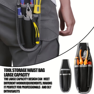 Tool Waist Bag Oxford Cloth Multi Function For Car Repair Woodworking Electrical Work Men's Fanny Pack - Product Image 2