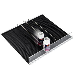 Supermarket rak tampilan minuman pendingin gravitasi Roller rak c-store kaleng bir tugas berat Roller Glide pembagi Freezer - Product Image 2