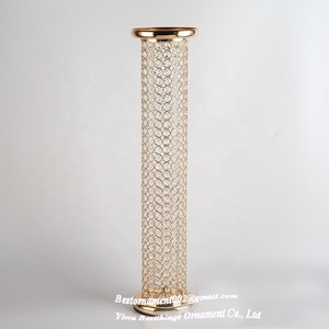 70 centimetri di altezza fashion & luxury centro di nozze supporto di <span class=keywords><strong>candela</strong></span> di <span class=keywords><strong>cristallo</strong></span> - Product Image 3