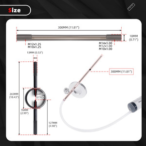 Kit d'outils de compression de ressort de fourche de moto, 60ml, en acier, pour l'entretien des vélos - Product Image 2