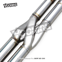 Échappement Catback Valvetronic Racing SS304 avec tuyau en Z pour BMW M5/M6 G90/G99 LCI 4.4T 2024-2025 avec silencieux à clapets