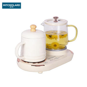 <span class=keywords><strong>Bouilloire</strong></span> électrique à double zone, théière, pot en céramique pour la préparation de boissons saines, nouvelle tendance 2026, contrôle de la <span class=keywords><strong>température</strong></span> domestique - Product Image 3