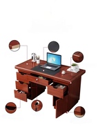 Table de bureau en placage de bois fournisseur de bureau de direction Tables de conférence d'immeuble de bureaux modernes