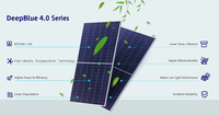 JASolar 585W 590W Panneaux solaires bifaciaux 615W 620W pour module photovoltaïque demi-cellule haute efficacité 700W 715W pour l'énergie solaire