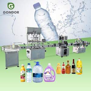 Máquina Automática para Llenado y Tapado de Botellas de Vidrio con Pulverizador para Jugo, Champú, Aceite de Cocina, Línea de Etiquetado - Product Image 1