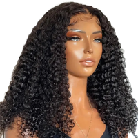 Perruques Lace Front sans colle en cheveux humains vierges brésiliens Remy non traités, à cuticules longues alignées, densité 150%