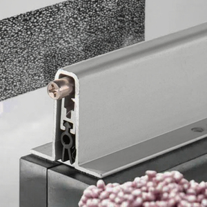 Sello de Puerta Mecánico Automático de Aluminio en Forma de T de Diseño Moderno BM, Solución Delgada para Aislamiento Acústico, 915 mm, 1 Año de Garantía, Fácil Instalación con Tornillos - Product Image 2