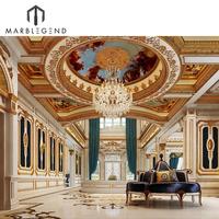 Servicios de diseño de interiores de dibujo de decoración del hogar villa de mármol de lujo