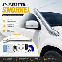 Kit de snorkel en acier inoxydable pour Toyota Hilux Vigo N70 N80 4x4, système d'admission d'air tout-terrain, accessoires pour pick-up, snorkel de voiture