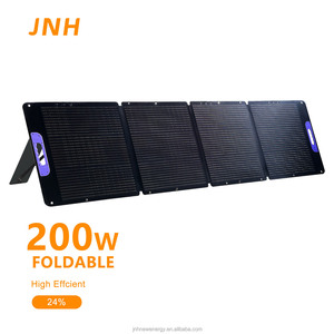 แผงโซลาร์พับได้ 4 ตอน 200w แบบพกพา พร้อมพอร์ต USB Type-C กันน้ำ IP65 ใช้งานได้ทันที - Product Image 3
