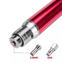 Meuleuse à crayon pneumatique de qualité industrielle 54000 RPM Vitesse libre 1/8 "(3mm) Micro meuleuse à air