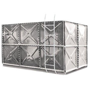 Réservoir d'eau galvanisé sur mesure pour la lutte contre les incendies, usage industriel, capacité 10000 litres - Product Image 2