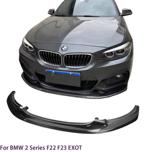 ลิ้นหน้าคาร์บอนไฟเบอร์ทรง EXOT สำหรับรถยนต์ BMW ซีรีส์ 2 รุ่น F22 Coupe/F23 Convertible ปี 2014-2020 - Product Image 2