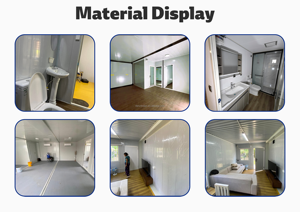 Maison Modulaire Démontable Étanche, Cabine Portable Intégrée et Détachable pour l'Accueil de Chantiers de Construction aux États-Unis - Product Image 5