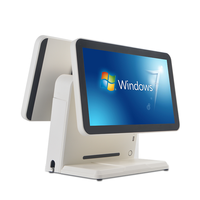 Imprimante Tiroir-caisse Pos Set 15 "Vérificateur de prix Terminal Pos Ordinateur Restaurant Écran tactile Pos Caisse enregistreuse