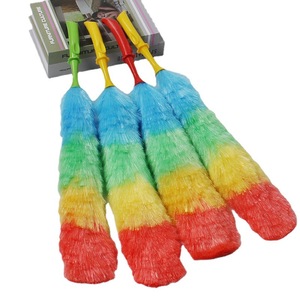 Plumeau à manche courbé en plastique à poils doux pour le nettoyage de la maison et de la cuisine, collecteur de poussière - Product Image 5