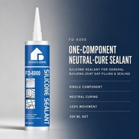 Mastic silicone pour murs-rideaux, vitres et puits de lumière en acier inoxydable – Adhésif élastique haute résistance, résistant aux intempéries (-50 à 100°C)