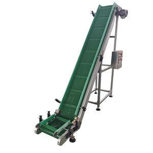 Maxsen tùy chỉnh chất lượng cao băng tải PVC nghiêng thực phẩm màu xanh lá cây với góc nghiêng lớn sản xuất tại Trung Quốc - Product Image 1