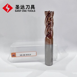 SANT CNC công cụ bốn sáo 45 độ rắn cacbua vonfram cuối nhà máy SD-4E-D16.0 - Product Image 4