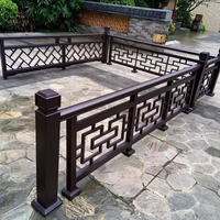 Clôture de ferme sportive extérieure 2M Rambarde d'escalier en alliage d'aluminium Bois traité thermiquement Fer galvanisé Acier Jardins Sports Modélisation 3D