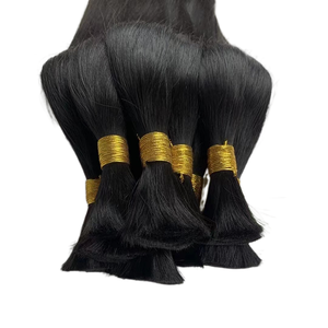 高级产品散装人发供应商原始头发散装包装全长卷曲深身8-40英寸批发发束 - Product Image 3