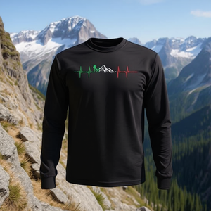 T-shirt à manches longues pour alpiniste italien Heartbeat Mountaineering Climbing Alpinist - Product Image 3