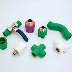 High Pressure <strong>PPR</strong> Water Supply Valves Pipe Connector Fittings <strong>Equal</strong> Tee Coupling Elbow <strong>Socket</strong> Union Smooth Manufacturer Exporter - Product Image 2