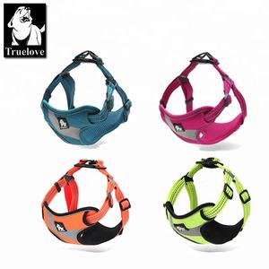 Truelove rompi <span class=keywords><strong>Harness</strong></span> anjing olahraga reflektif kualitas tinggi rompi <span class=keywords><strong>Harness</strong></span> hewan peliharaan mewah tahan lama ringan bersirkulasi dengan tali kekang besar - Product Image 2